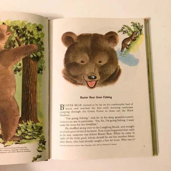 Vintage Double Book Bedtime Stories and  The Pony Engine Dandelion Library - Picture 14 of 16